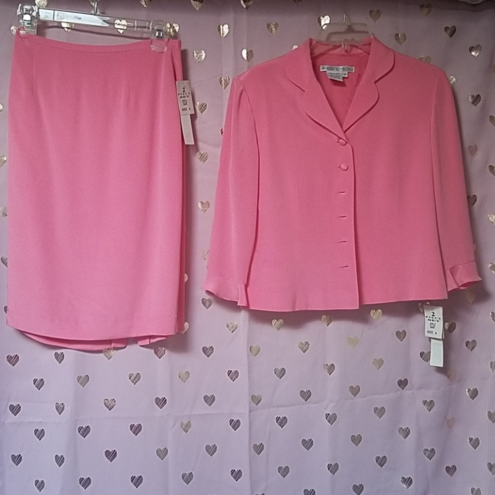 Pink/coral 2 piece suit